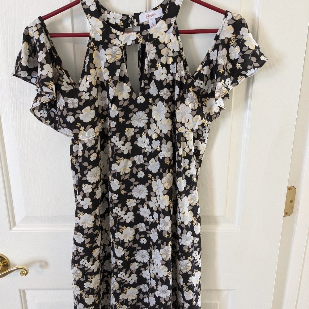 Candies off the shoulder dress.